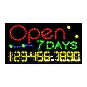  Open 7 Days LED Sign