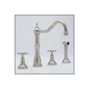 Rohl Kitchen U 4775X ; U 4775X Four Hole Kitchen Faucet with Sidespray 