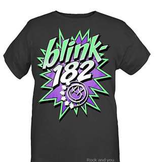 Blink 182 Pow Smiley Logo punk rock T Shirt 2XL NWT  