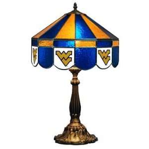   16 NCAA Stained Glass Table Lamp   160TL WVA