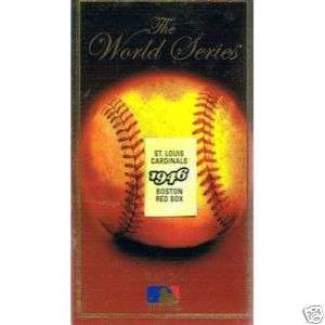 1946 World Series VHS. Red Sox vs. Cardinals. Rare New 017552000808 