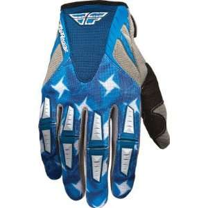 Fly Racing FLY Kinetic Gloves Blue/Gray Xsmall  Sports 