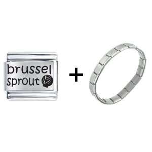  Brussel Sprout Laser Italian Charm Pugster Jewelry
