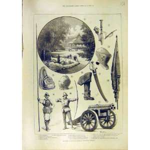  Sketches Royal Military Exhibition Chelsea Print 1890 