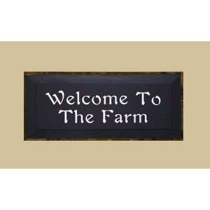  SaltBox Gifts RW818WTF 8 in. x 18 in. Welcome To The Farm 