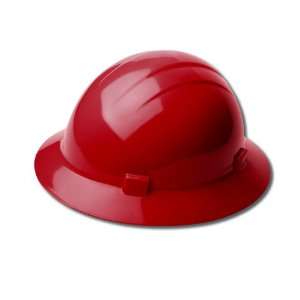  Red Hard Hat Americana Full Brim STD ANSI Z89.1 ERB Made 