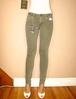 Paige Verdugo Jeggings Khaki Olive Leggings Jeans NWT  