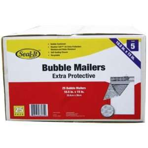  Seal It 25 Ct Size 5 Protective Poly Bubble Mailer