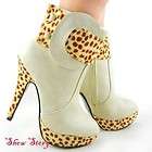 Fiale Collection Leopard pony skin Ankle Boots 7 Jazzy  