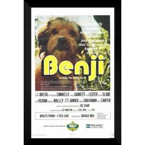  Benji FRAMED 27x40 Movie Poster Peter Breck