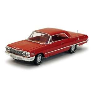  1to18 Scale 1963 Chevrolet Impala SS Hard Top   Red Toys 