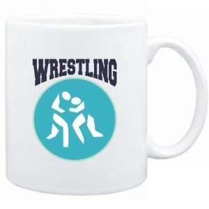 Mug White  Wrestling PIN   SIGN / USA  Sports  Sports 