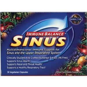  Garden of Life Immune Balance Sinus 60 Capsules Health 