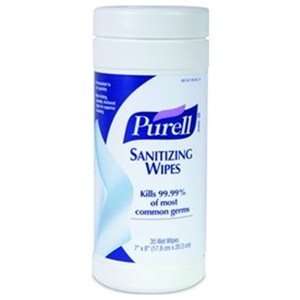 9011 12 Canister Purell[REG] Pre Moistened Sanitizing Wipes 36ct, Pack 
