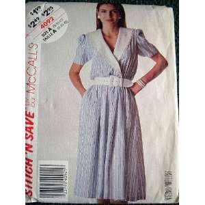  MISSES DRESS SIZES 8 10 12 STITCH N SAVE BY MCCALLS SEWING PATTERN 