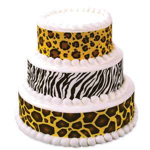 Safari Variety Edible Cake Image Design Print  