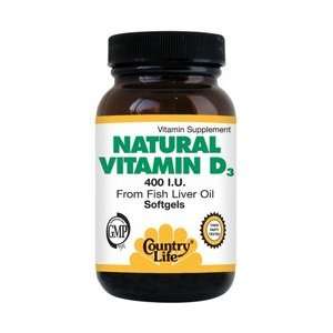  Nat Vitamin D3 400IU 100x