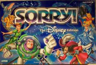 SORRY THE DISNEY EDITION BOARD GAME  