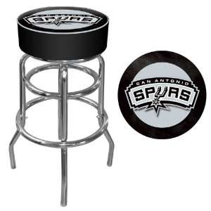 San Antonio Spurs NBA Padded Swivel Bar Stool   Game Room Products Pub 