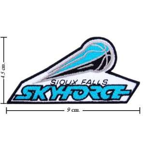  3pcs Sioux Falls Skyforce Logo Embroidered Iron on Patches 