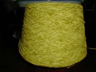 Sale 2for1 2lb Lime Worsted Wt Chenille 3000 Yds Yarn  