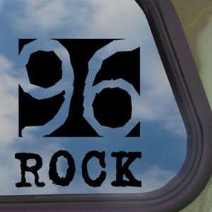  96 Rock Black Decal Truck Bumper Window Vinyl Sticker 