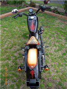 2007 Tattoo Sportster Harley Solo Spring KIT & Seat Set  