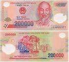 Vietnamese 200K Dong, 1~ 200 K Note Vietn