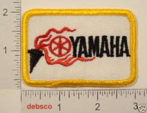 Vintage YAMAHA MOTORCYCLE Embroidered BIKER PATCH  