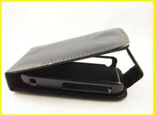   Pouch flip Leather cover case for Blackberry Curve 8520 #5066  