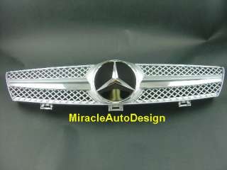 Front Grille (SILVER) For Mercedes Benz 2005 2009 CLS Class W219 