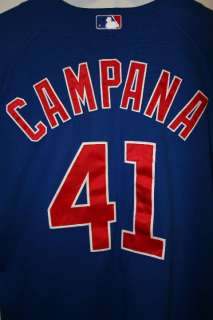 Chicago Cubs Tony Campana 2011 Game Used Alternate Blue Jersey w 