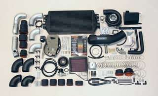 Above) 2011 Mustang Complete System Parts Layout, Black Finish. View 