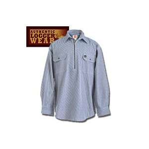  Long Sleeve Woodsman Hickory Shirt   Tall Fit