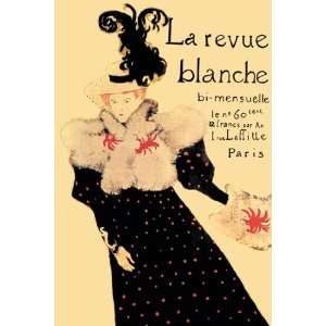  Revue Blanche by Henri de Toulouse Lautrec 12x18