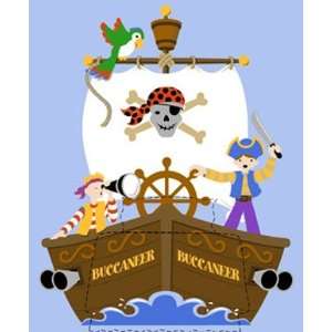  The Buccaneer Ship DIY Mural Kit