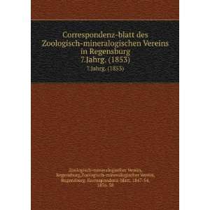    blatt. 1847 54, 1856 58 Zoologisch mineralogischer Verein Books