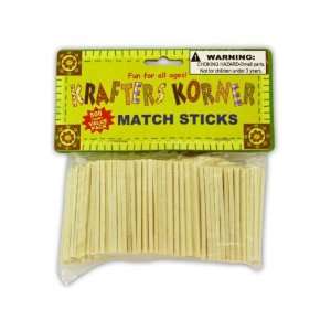  Crafting wood match sticks   Pack of 50 Toys & Games