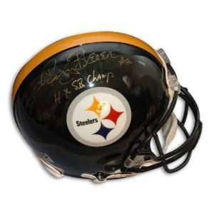  Autographed Rocky Bleier Steelers Proline Helmet With 