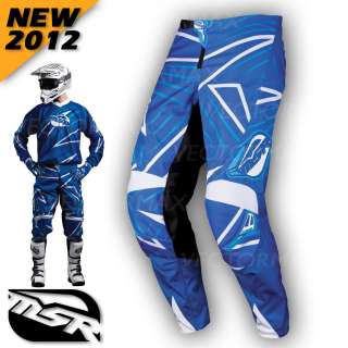 MSR New 2012 Axxis Motocross Pants Blue Size 40  