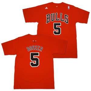  Chicago Bulls Carlos Boozer Red Name and Number T Shirt 