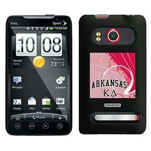  Arkansas Kappa Delta Swirl on HTC Evo 4G Case  Players 