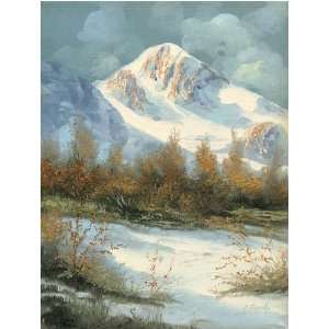 La Montagna (Canvas) by Guido Borelli. Size 14 inches width by 20 