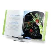 Product Image. Title Prepara Chefs Center White & Silver Cookbook 
