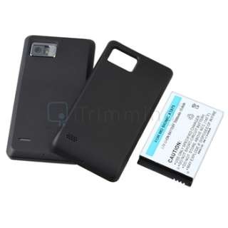 For Motorola Droid Bionic XT875 Extended Battery and Door Set Cover 