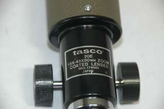 Tasco 20E 15x 45x50mm Straight Spotting Hunting Telescope Zoom  