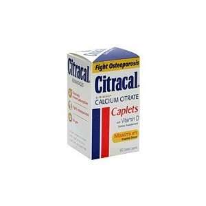 Citracal Calcium Citrate with Vitamin D Maximum Dose Coated Caplets 60