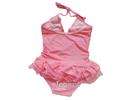 Pink Flower Girls Leotard Tutu Swimsuit Swimwear Bathing Suit Size 3 7 