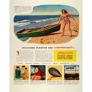  1944 Ad Hercules Powder Cellulose Western Plastics Acetate 