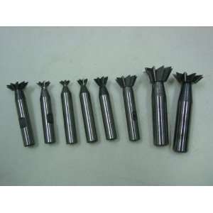  8 Pc Dovetail Cutters Set